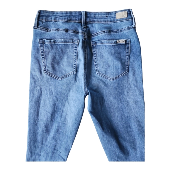 Seven7 Seven Jeans Mid Rise Skinny Pearl Embellishment Jeans Women's 8 - Picture 4 of 7